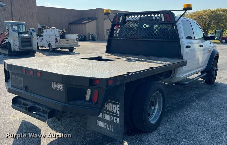 image for item DP2088 2011 Dodge Ram 5500HD  Crew Cab flatbed truck