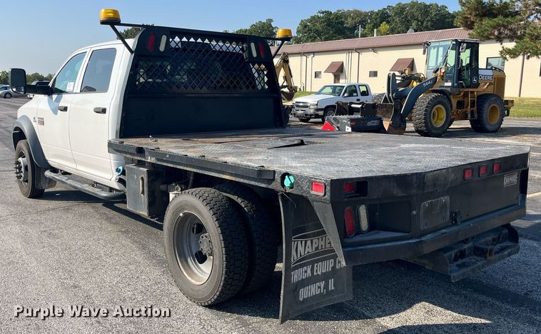 image for item DP2088 2011 Dodge Ram 5500HD  Crew Cab flatbed truck
