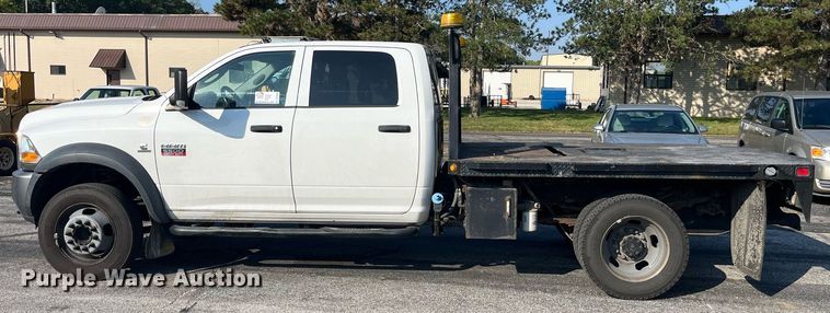 image for item DP2088 2011 Dodge Ram 5500HD  Crew Cab flatbed truck