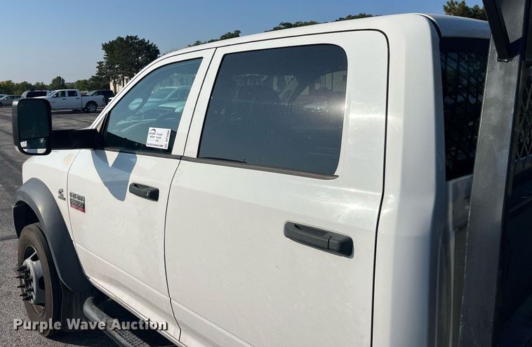 image for item DP2088 2011 Dodge Ram 5500HD  Crew Cab flatbed truck