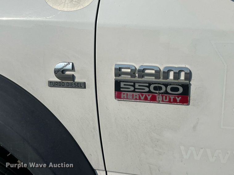 image for item DP2088 2011 Dodge Ram 5500HD  Crew Cab flatbed truck