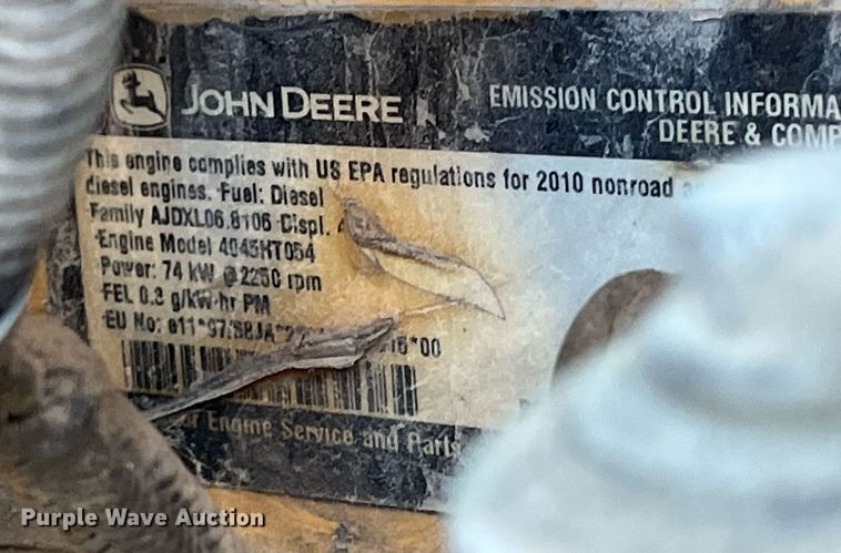 image for item DP2097 2010 John Deere 410J  backhoe