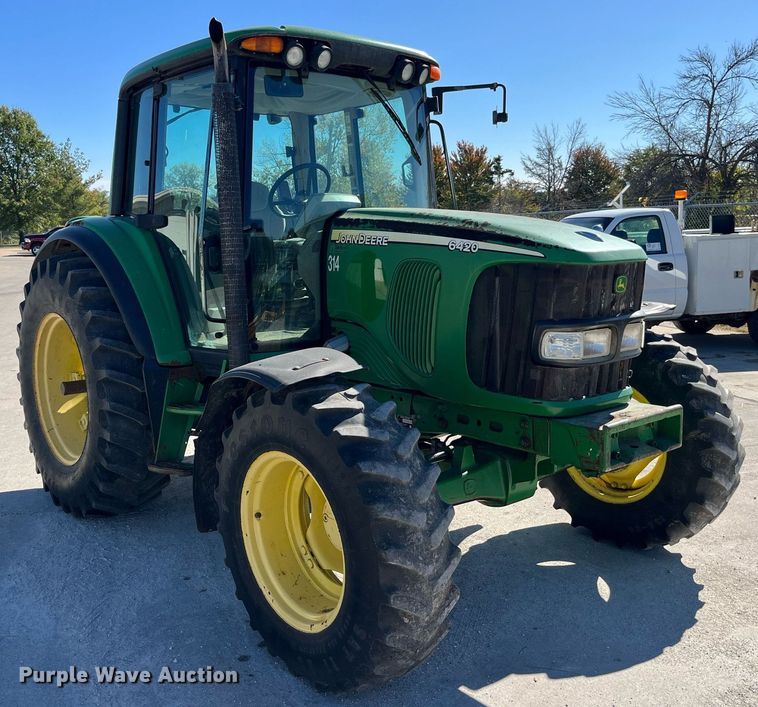 image for item DP2103 2006 John Deere 6420  MFWD tractor