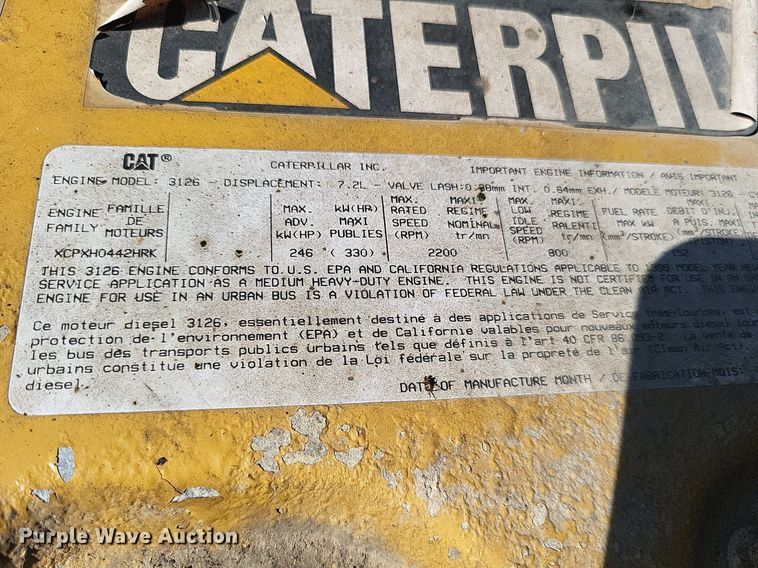 image for item DP5279 1999 GMC C8500  dump truck