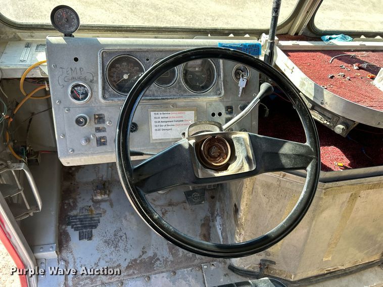 image for item DQ0960 1982 GMC  emergency response vehicle