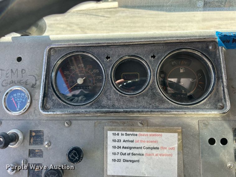 image for item DQ0960 1982 GMC  emergency response vehicle