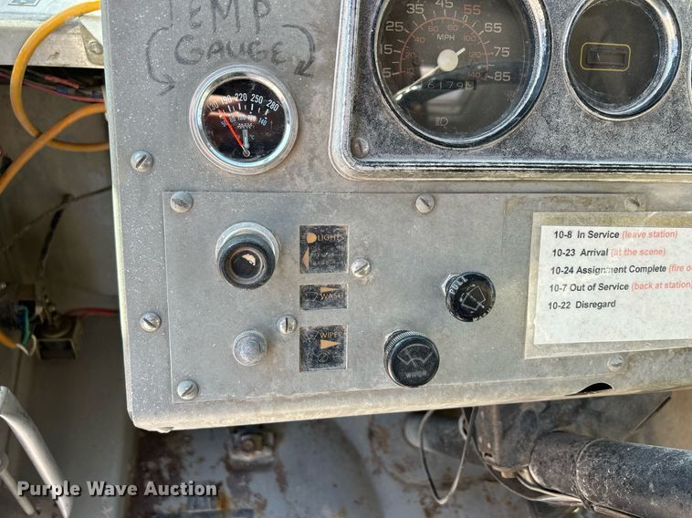 image for item DQ0960 1982 GMC  emergency response vehicle