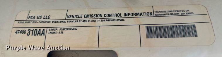 image for item DQ1449 2015 Dodge Ram 5500  bucket truck