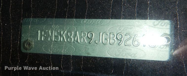 image for item DR5774 2018 Ford Explorer  Police Interceptor SUV