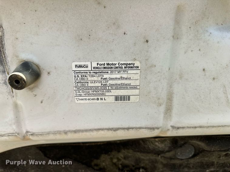 image for item DV1045 2017 Ford F150  SuperCab pickup truck