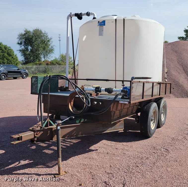 image for item JW9592 2023 Shop built 7.5x10  utility trailer