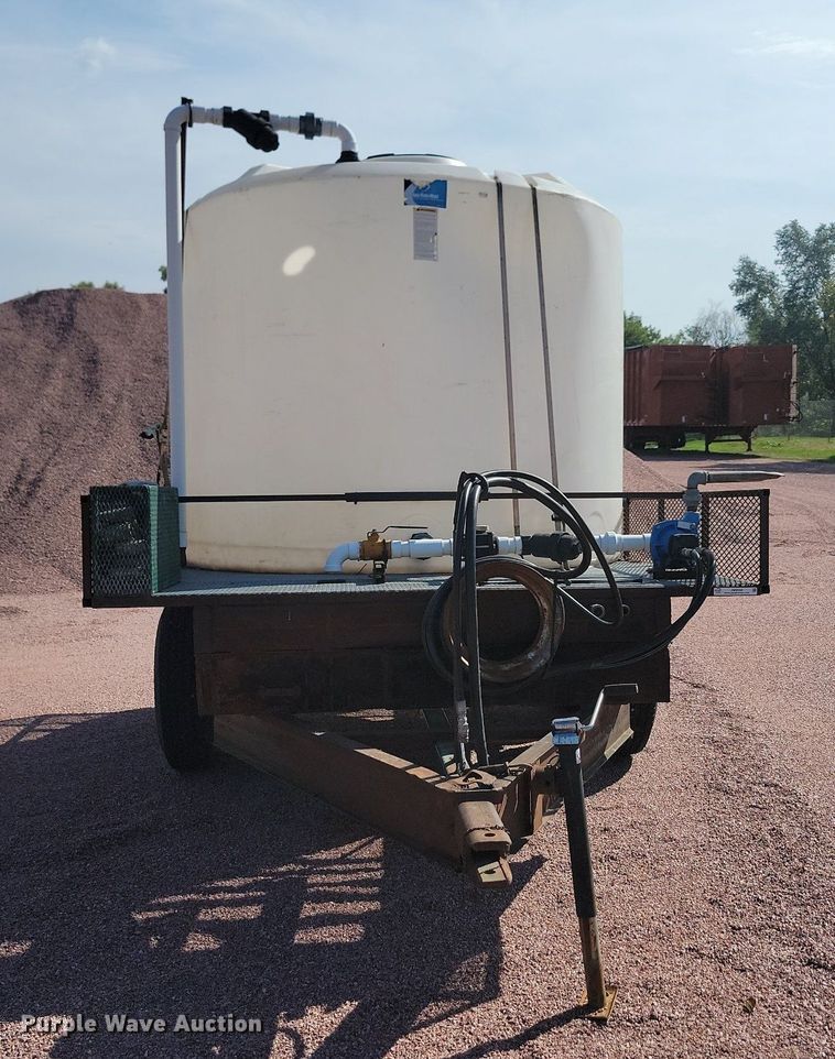 image for item JW9592 2023 Shop built 7.5x10  utility trailer