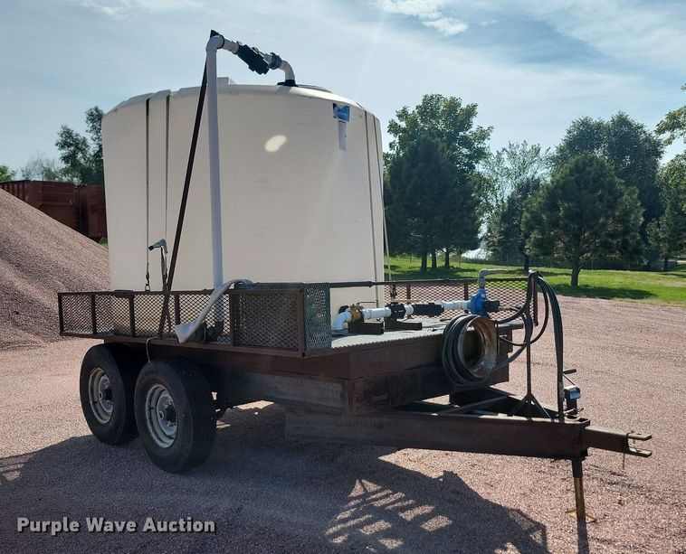 image for item JW9592 2023 Shop built 7.5x10  utility trailer