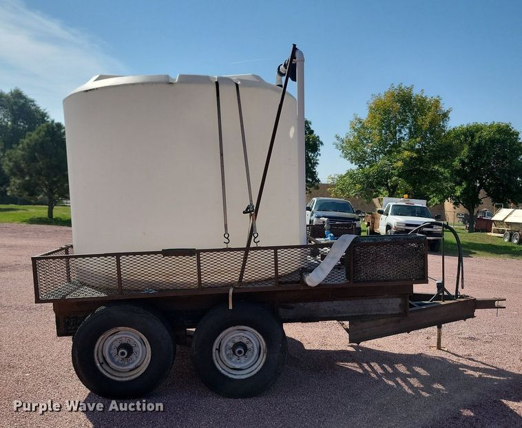 image for item JW9592 2023 Shop built 7.5x10  utility trailer