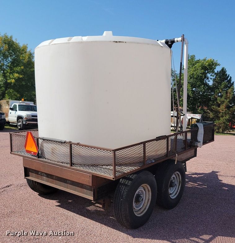 image for item JW9592 2023 Shop built 7.5x10  utility trailer