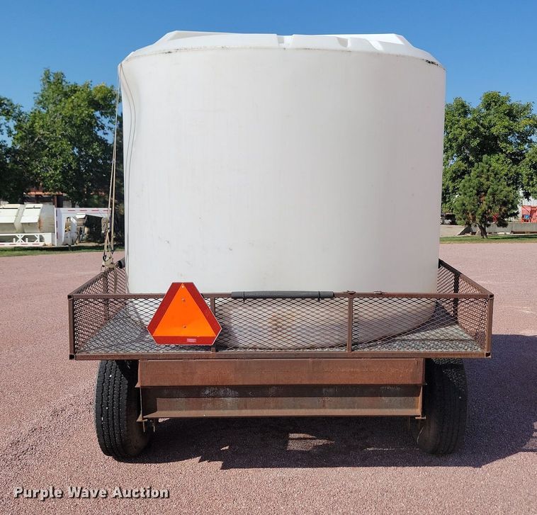 image for item JW9592 2023 Shop built 7.5x10  utility trailer