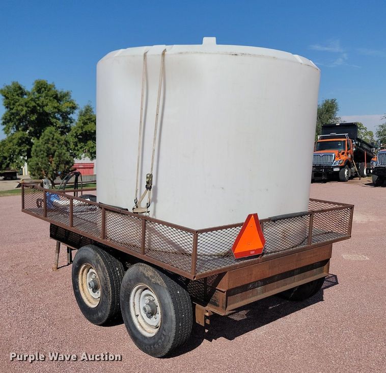 image for item JW9592 2023 Shop built 7.5x10  utility trailer