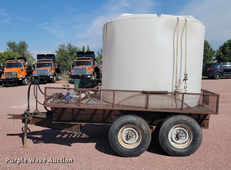 image for item JW9592 2023 Shop built 7.5x10  utility trailer