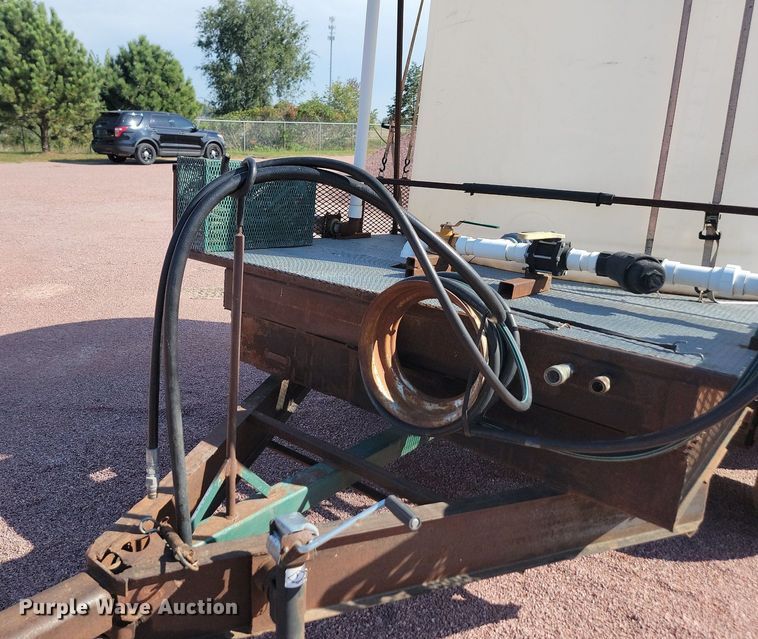 image for item JW9592 2023 Shop built 7.5x10  utility trailer