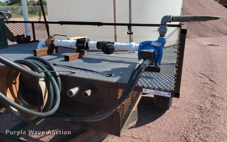 image for item JW9592 2023 Shop built 7.5x10  utility trailer