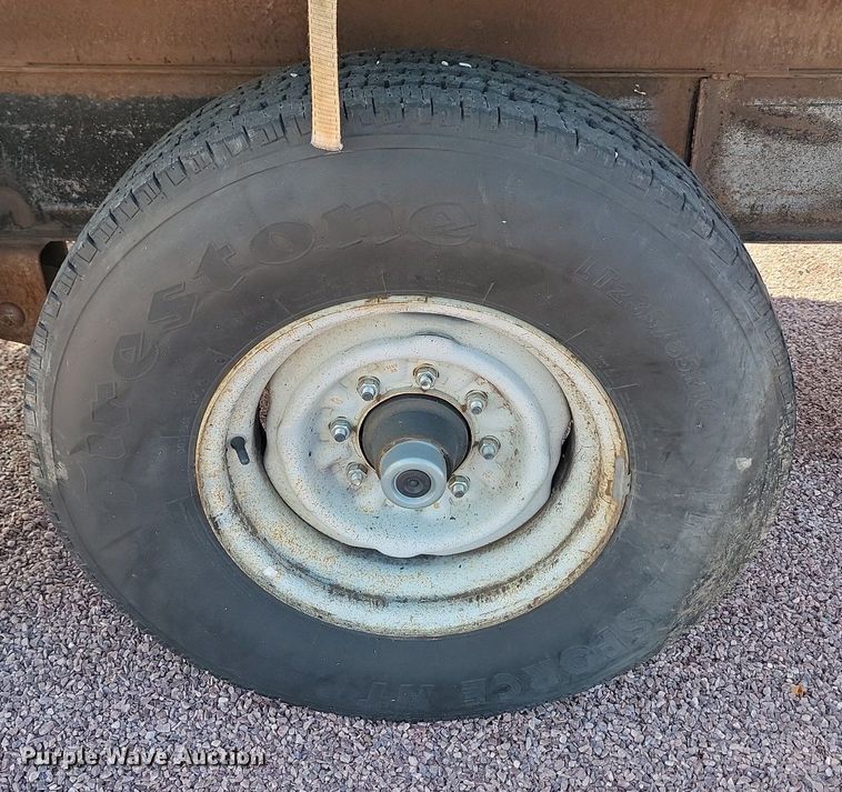 image for item JW9592 2023 Shop built 7.5x10  utility trailer