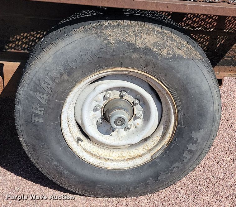 image for item JW9592 2023 Shop built 7.5x10  utility trailer