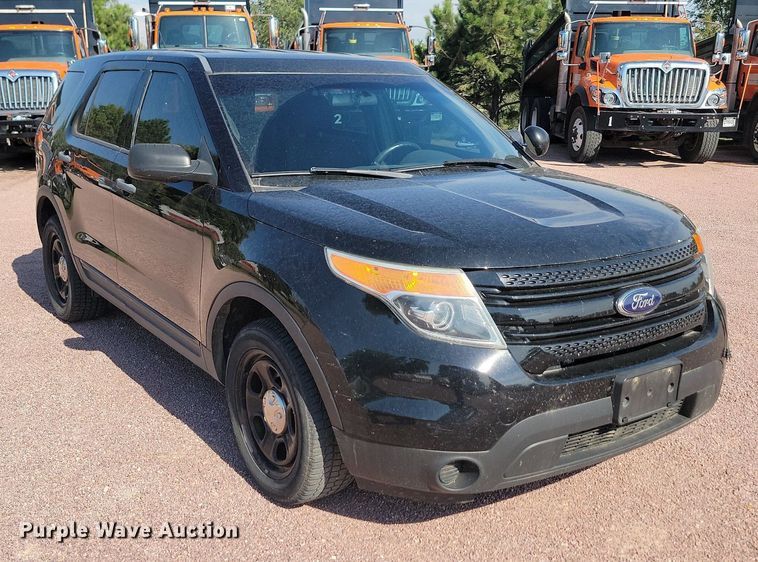 image for item JW9605 2015 Ford Explorer Police Interceptor  SUV