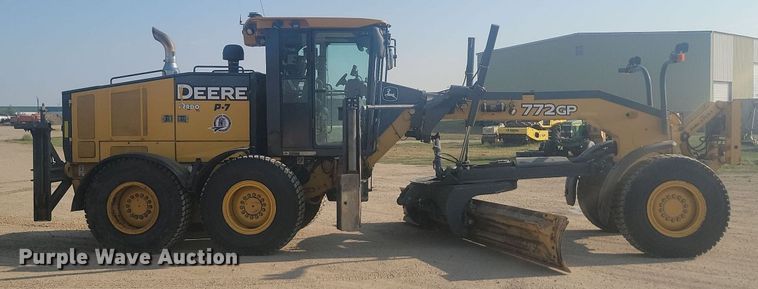 image for item JW9697 2012 John Deere 772GP  motor grader
