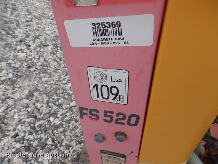 image for item JY9615 2012 Husqvarna FS 520  concrete saw
