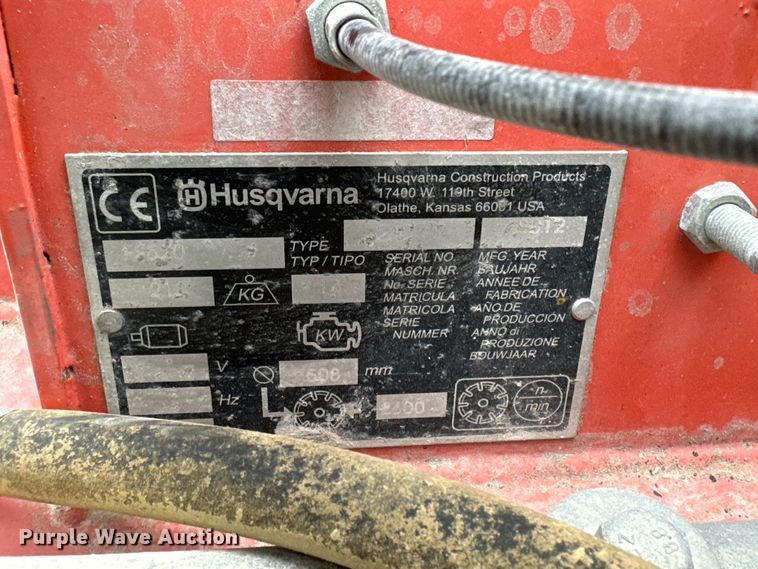 image for item JY9615 2012 Husqvarna FS 520  concrete saw