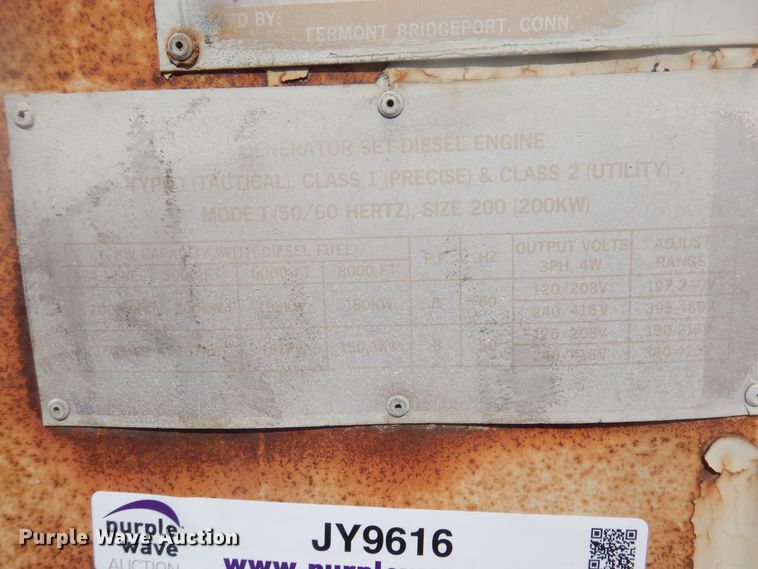 image for item JY9616 1977 U.S. Department Of Defense  generator