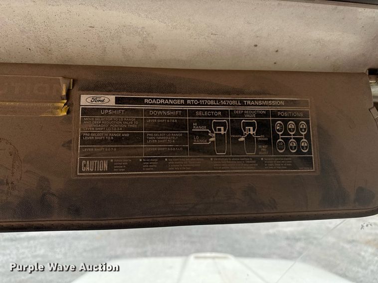 image for item JY9648 1991 Ford L9000  spreader truck