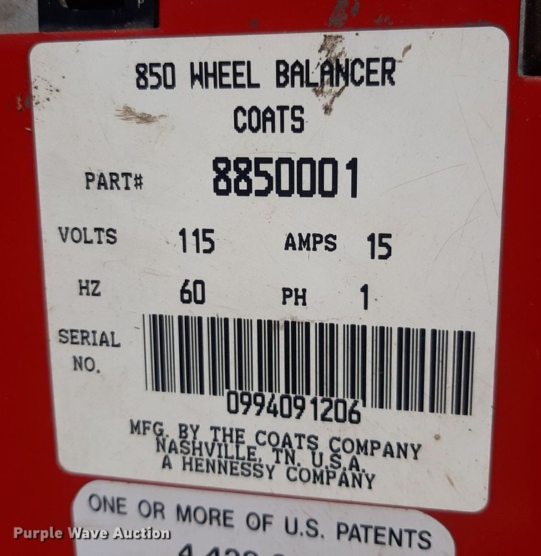 image for item KD9240 Coats 850  tire balancing machine