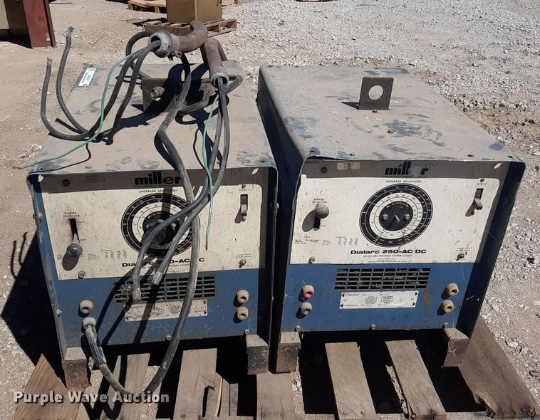 image for item KD9243 (2) Miller Dialarc 250 Welders