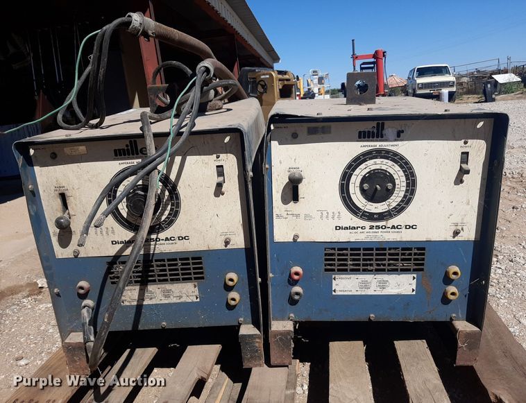 image for item KD9243 (2) Miller Dialarc 250 Welders