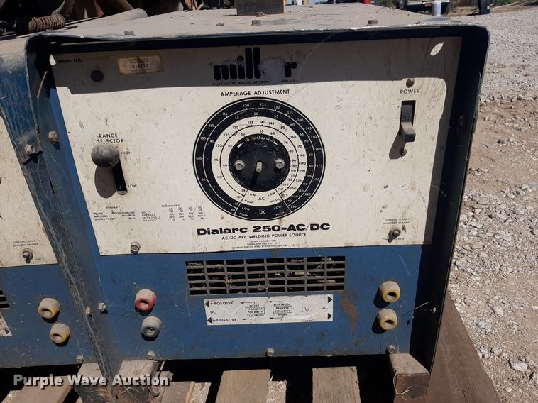 image for item KD9243 (2) Miller Dialarc 250 Welders