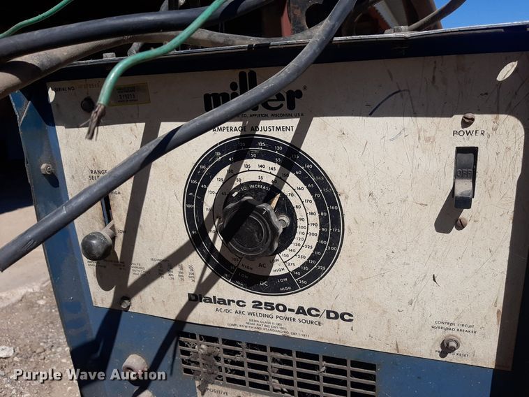image for item KD9243 (2) Miller Dialarc 250 Welders