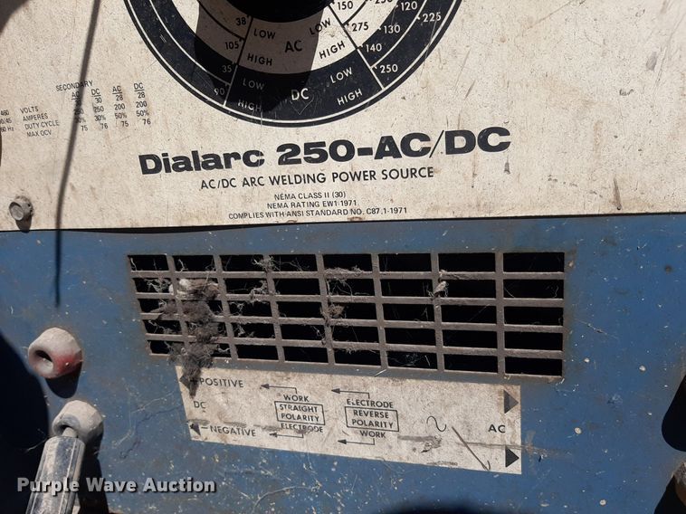 image for item KD9243 (2) Miller Dialarc 250 Welders