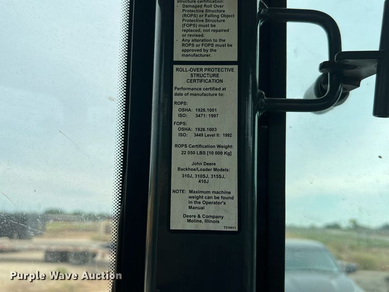 image for item LF9511 2008 John Deere 310SJ  backhoe