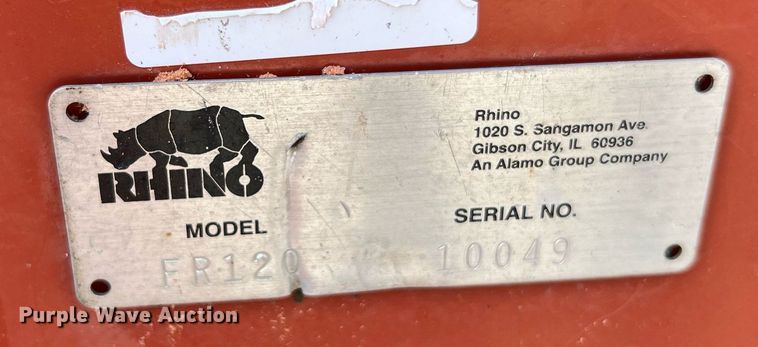 image for item LF9513 Rhino FR120  rotary mower