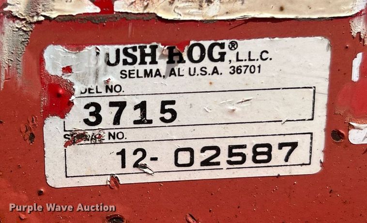 image for item LF9514 Bush Hog 3715  batwing rotary mower