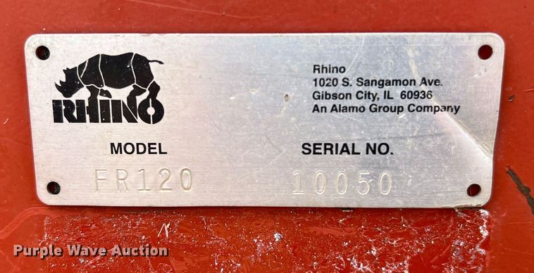 image for item LF9516 Rhino FR120  rotary mower