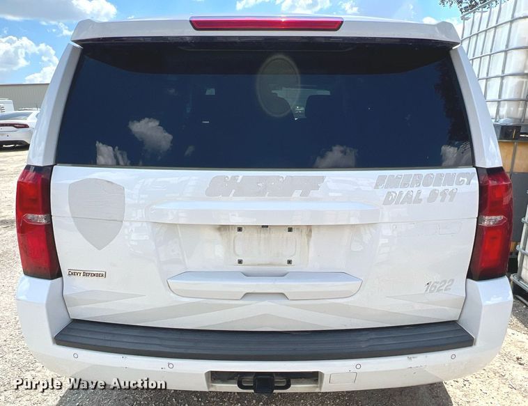 image for item LF9519 2016 Chevrolet Tahoe Police  SUV