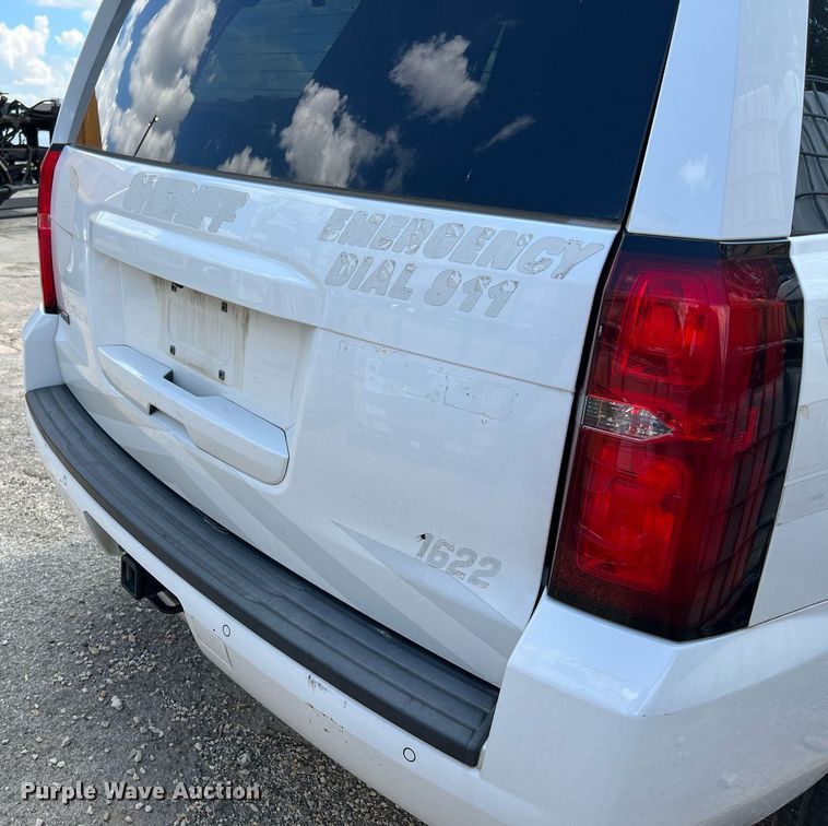 image for item LF9519 2016 Chevrolet Tahoe Police  SUV