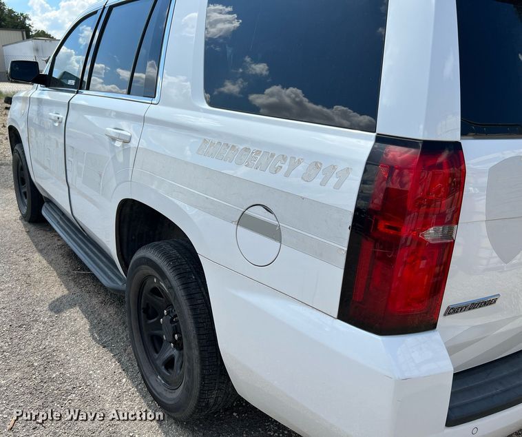 image for item LF9519 2016 Chevrolet Tahoe Police  SUV