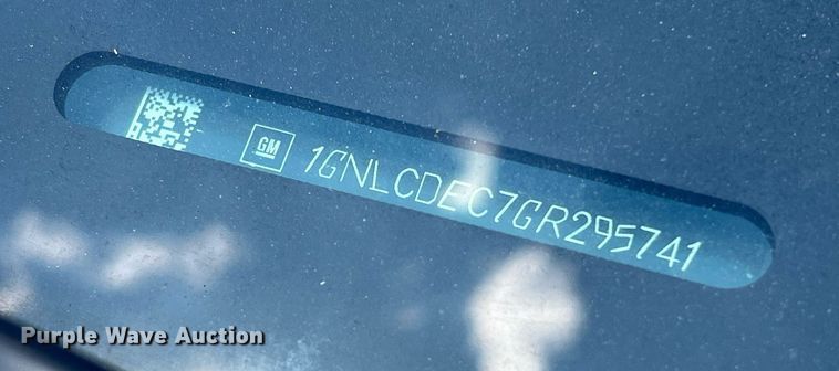 image for item LF9519 2016 Chevrolet Tahoe Police  SUV