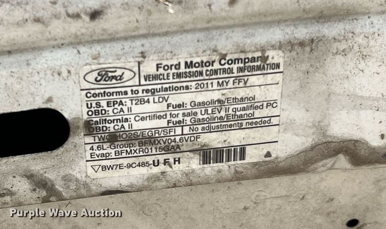 image for item LF9520 2011 Ford Crown Victoria Police Interceptor