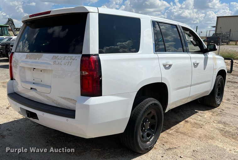 image for item LF9523 2019 Chevrolet Tahoe Police  SUV