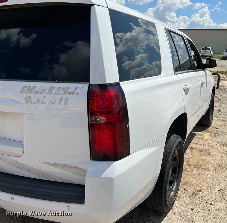 image for item LF9523 2019 Chevrolet Tahoe Police  SUV