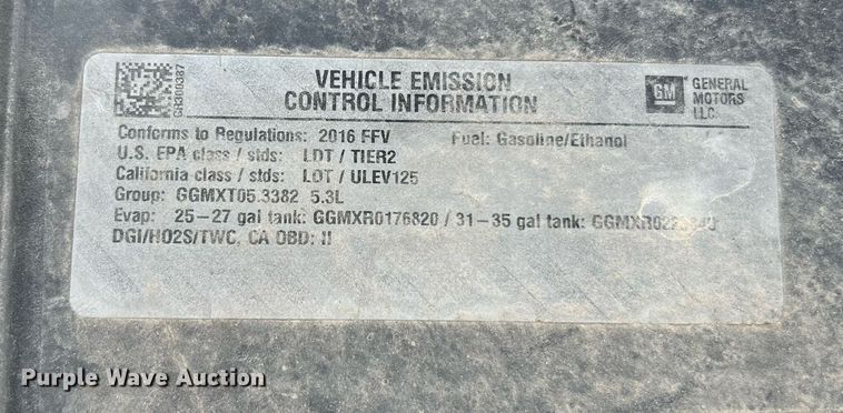 image for item LF9523 2019 Chevrolet Tahoe Police  SUV